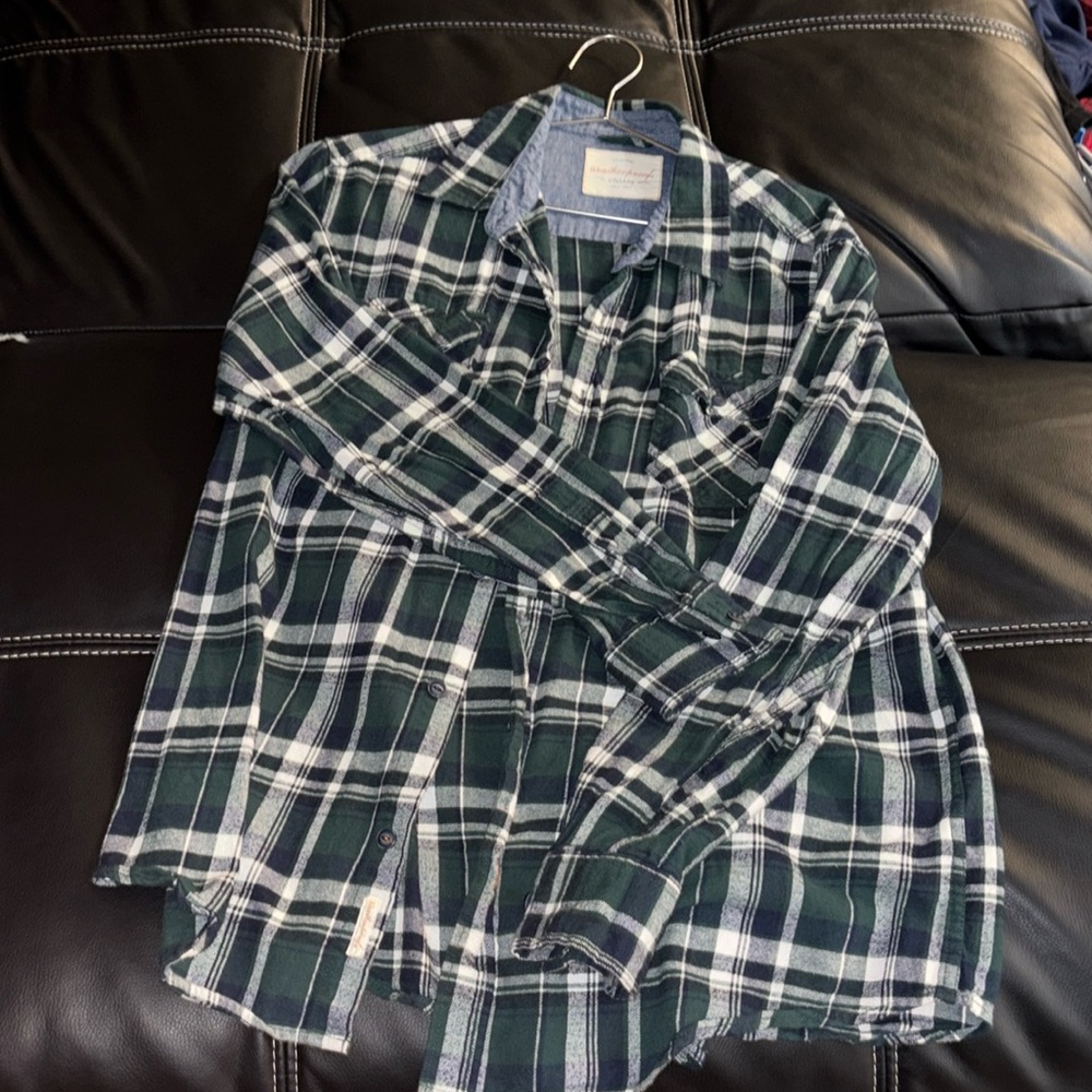 Green, Gray, White Flannel - Weatherproof